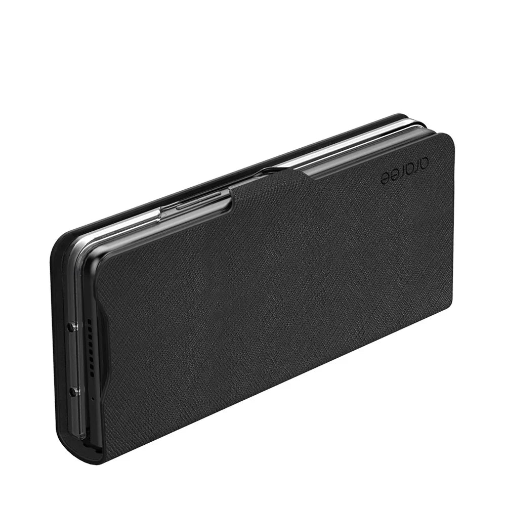 Araree Bonnet Diary Flip Case For Samsung Galaxy Z Fold 3 - Black - Tashqila Araree Bonnet Diary Flip Case For Samsung Galaxy Z Fold 3 - Black - Tashqila